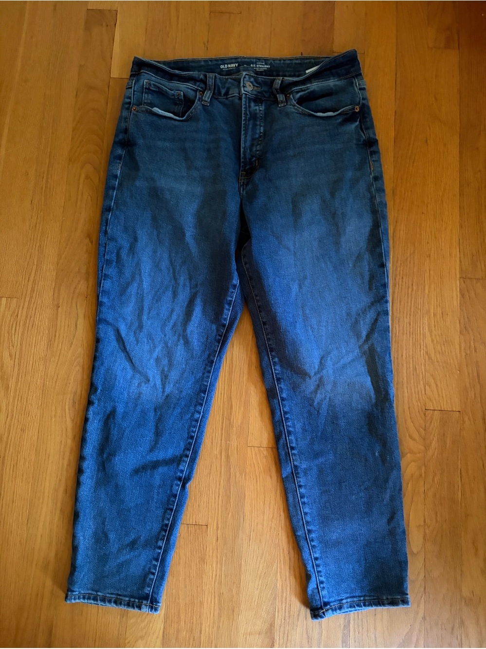 Old Navy Extra Stretch OG Straight Secret Smooth Pockets Jeans Size 12